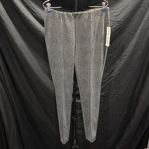 Cooper & Ella Gray Skinny Pants with Textured Fabric